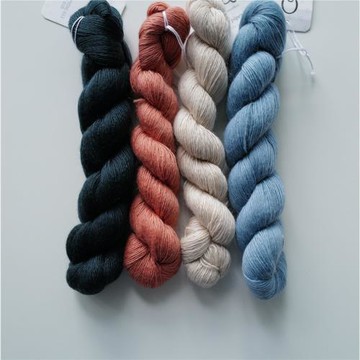 Quince and co Piper羊毛馬海毛混紡線 fingering 50g毛衣披肩線