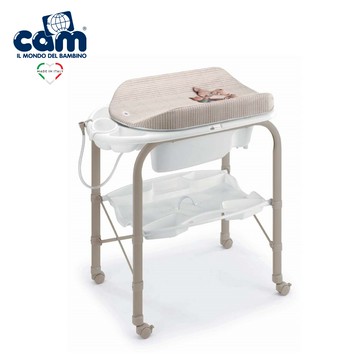 cam 義大利歡樂洗澡尿布台/澡盆/浴盆-親子熊