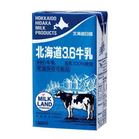 北海道日高乳業 北海道日高 北海道 3.6牛乳 1000ml