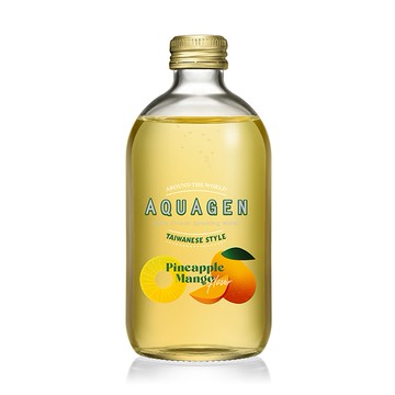 AQUAGEN 鳳梨芒果海洋深層氣泡飲 330ml (AQG008)