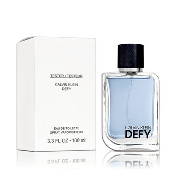 《平輸版》【Calvin Klein】CK DEFY 無畏之心男性淡香水 (100ML) TESTER 環保包裝