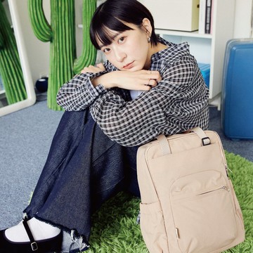 方形雪酪兩用後背包 | NETTA 可拆式背帶 後背 肩背 手提