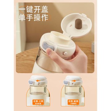 網紅玻璃杯子女生耐高溫茶水分離泡茶杯高顏值辦公室水杯2025新款