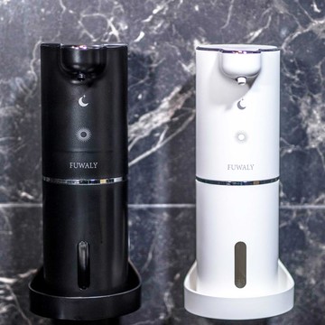 【FUWALY】Wave自動變量給皂機（黑） | 手的遠近，直接改變出泡量_廠商直送