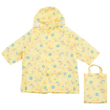 akachan honpo - 雨衣-小花-奶油色