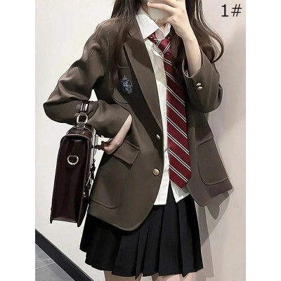 卒業式 スーツ 女の子 制服 学生制服 4点セット 長袖 女子高生