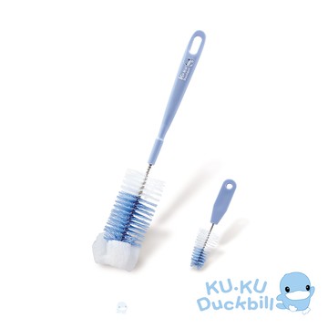酷咕鴨直柄抗菌奶瓶刷