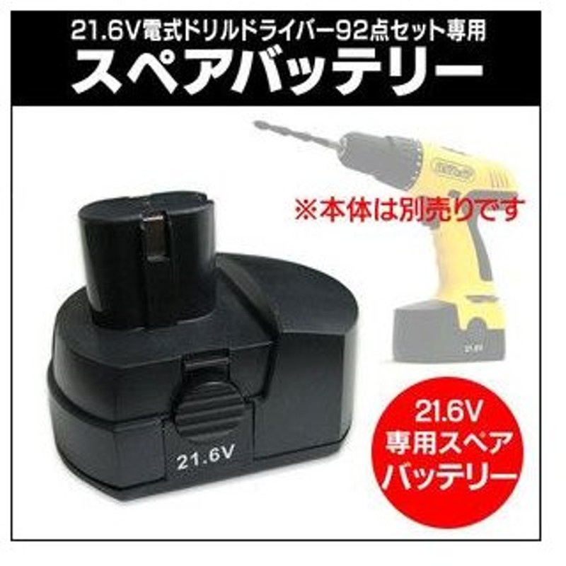 WEB限定】 電動ドリル セット 電動ドライバー 電動工具 便利 スペアバッテリー付き DIY 日曜大工 ドリルドライバー 21.6V 充電式  コードレス discoversvg.com