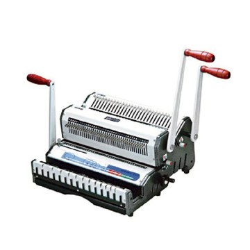 【FF1】三合一 雙線圈 打孔 裝訂機 台灣製/ 台 WIREMAC-DUO