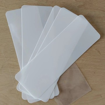 【台灣出貨】白色家居 卡片 耐用 塑膠板材質 輕厚度0.5毫米 長寬都已裁好【熱銷】