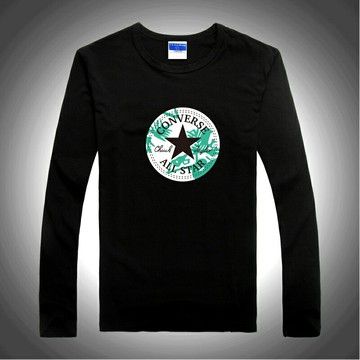 港潮白色棉質潮牌萬斯長袖T恤男女百搭新款精品打底T恤衫服飾