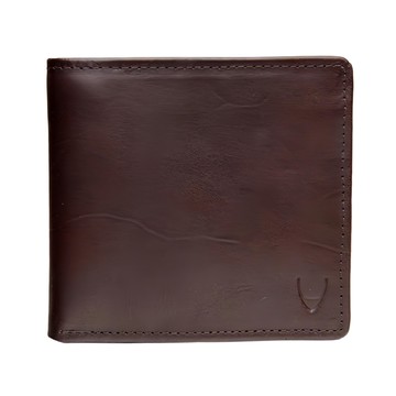 HIDESIGH 壓紋LOGO對折短夾-深咖色 HD-0071 多卡位設計 方便攜帶  1入