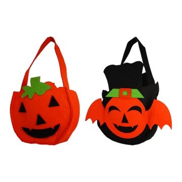 【Halloween萬聖派對】10吋南瓜立體提袋(款式隨機出貨)