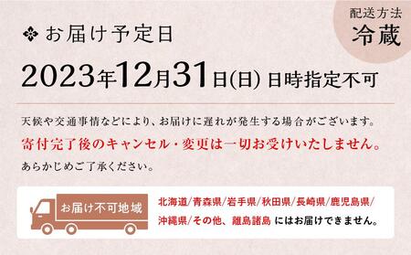 ＜＜京料理濱登久＞＞おせち一段重（2～3人前）