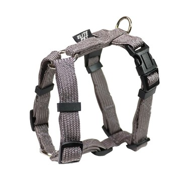 ELITE PET FLASH系列 反光H型胸背帶 XS號(銀灰)