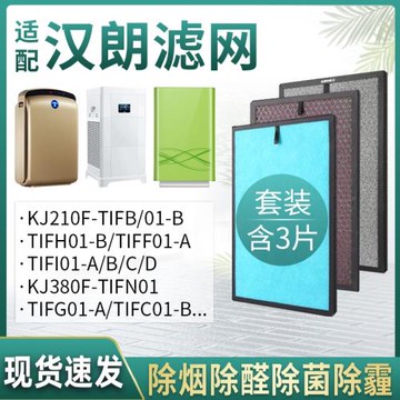 適配漢朗KJ210F-TIFB/TIF101濾網TIFF/TIFG01/A/B/C/KJ280F/TIFH