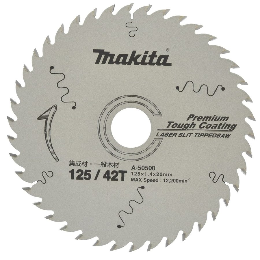 71%OFF!】 makita マキタ 純正アクセサリ チップソー プレミアムタフコーティング 147mm 52T A-52548 丸ノコ用 