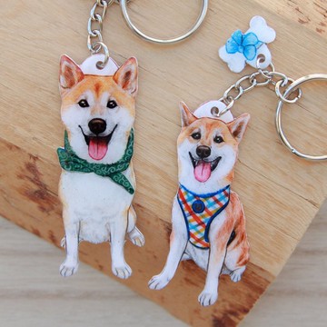 寵物客製化鑰匙圈-單支