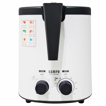 SAMPO 聲寶 健康油切氣炸鍋 3L  KZ-L19303BL  白色  1個