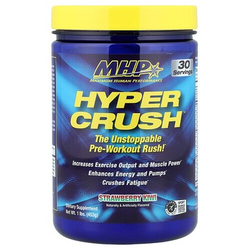 MHP, Hyper Crush，鍛鍊前，草莓獼猴桃味，1 磅（453 克）