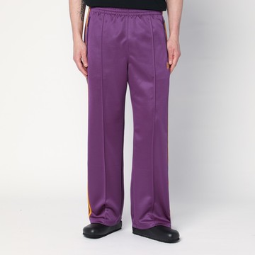 Purple/ochre jogging pants