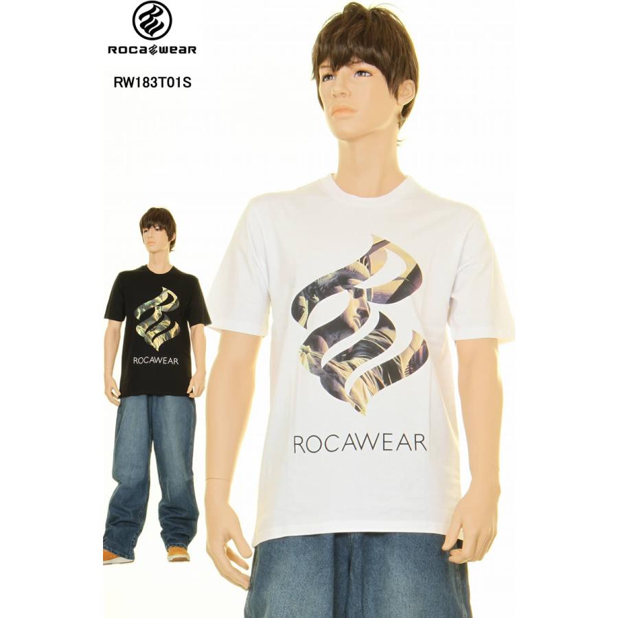 ROCA WEAR RW183T01S ロカウェア Tシャツ ロゴｔシャツ プリント