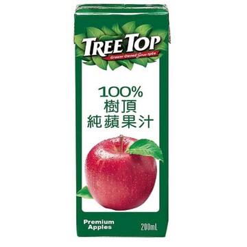 樹頂100%純蘋果汁200ml