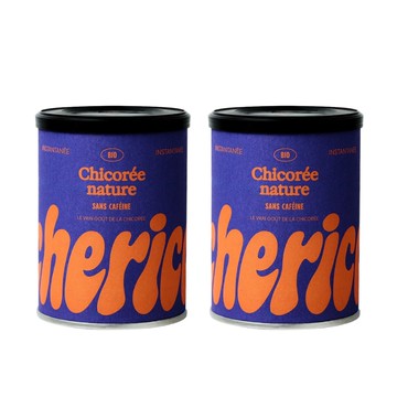 法國Cherico天然菊苣咖啡 2罐組（經典原味）