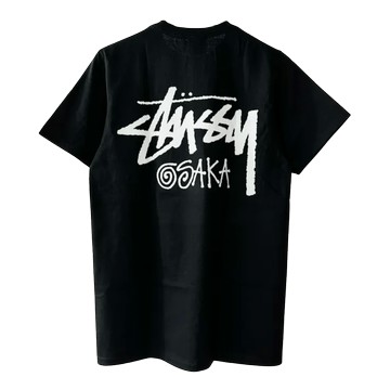 STUSSY STOCK OSAKA TEE BLACK