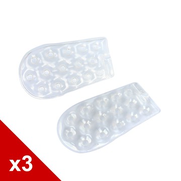 糊塗鞋匠 優質鞋材 E38 氣墊吸震後跟墊 3雙