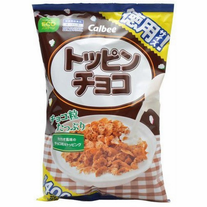 カルビー トッピンチョコ 徳用サイズ 400g 通販 Lineポイント最大0 5 Get Lineショッピング