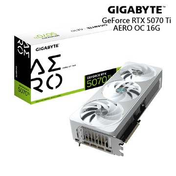 技嘉 GeForce RTX 5070 Ti AERO OC 16G 顯示卡 廠商直送