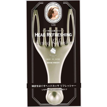 【STU】日本製 VeSS 遠紅外線天然礦石頭皮按摩器 頭皮按摩梳 hc-1200 按摩舒壓護理頭皮 指壓按摩