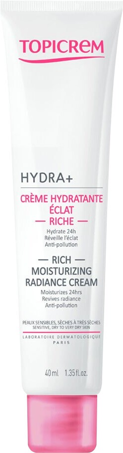 Topicrem Hydra+ Rich Moisturising Radiance Cream 40ml