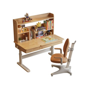 【HappyLife】實木閱讀架升降書桌F款100公分 Y12160原木色