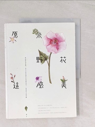 【書寶二手書T1／少年童書_Y2X】原來野花這麼美_葉子