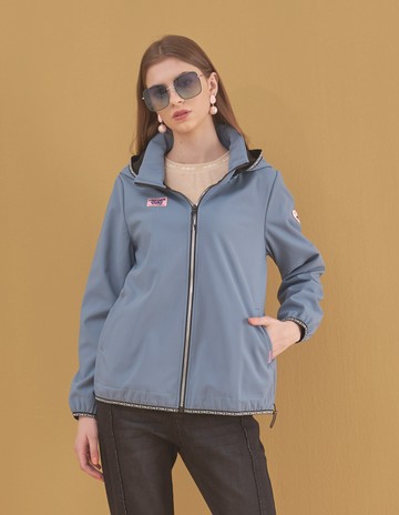 ★【喜芝梅】休閒素面質感防風夾克外套(兩色；M-3L) 223160131