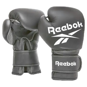 Reebok 14oz 拳擊訓練手套 PU合成皮革 網孔設計 可調節魔鬼氈  28.5 x 15 x 11cm  黑色  1雙