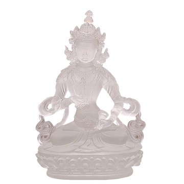 琉璃佛像擺件工藝品 金剛薩埵觀音大士家居辦公室風水裝飾品