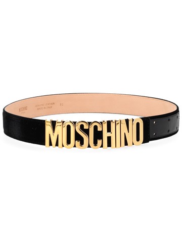 moschino belt with logo
