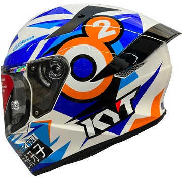 kyt-ttc 老虎牙子 白藍 限量 全罩 金屬排齒扣 ttc 安全帽