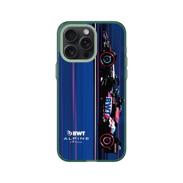 iPhone 15 Pro Max Clear 憂墨綠 - Alpine - F1 BWT Alpine Formula One Team Car A524