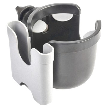 chubbypapa 推車水杯架 矽膠+PP材質  灰黑色  1個