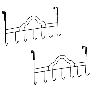 小麥購物 門後掛鉤 196g C628  經典黑  2個