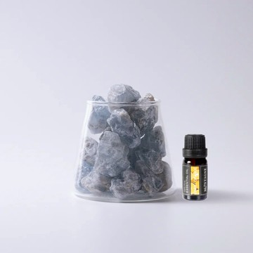 【Montagne】藍水晶｜富士山晶礦杯透明款（不贈杯蓋）｜甜橙10ml _廠商直送