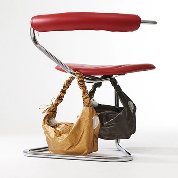 Miyansol韓國愛心皺皺斜背包-鉛灰詠 輕量大容量設計款