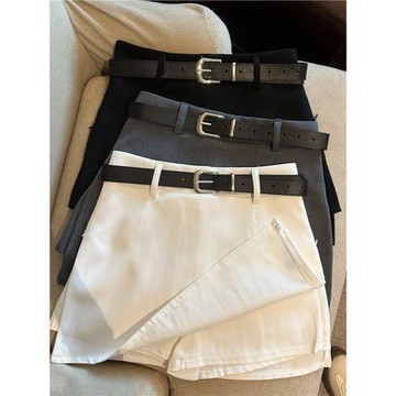 Emily Clud精選推薦～高腰裙褲半身裙女春夏防走光包臀a字短裙子