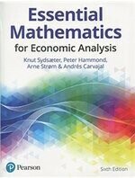 Essential Mathematics for Economic Analysis (6版) SYDSAETER 2020 Pearson