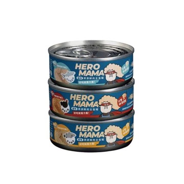 HeroMAMA【24入組】80g 貓咪溯源鮮肉主食罐 (購買第二件贈送寵喵樂-貓草玩具x1包)