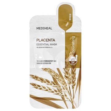 MEDIHEAL, Placenta，必需美容面膜，1 片，0.81 液量盎司（24 毫升）